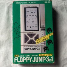 Bandai Floppy Jump 3 in 1 LCD Handheld Electronic Game Retro Japan
