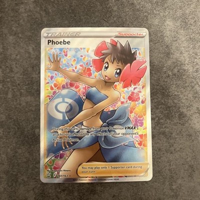 Pokémon TCG Phoebe Sword & Shield Battle Styles 161/163 Holo Full Art