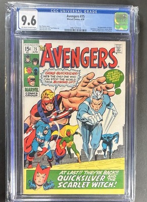 Avengers #75 CGC 9.6 Key 1st Modern Appearance of Arkon Marvel 1970