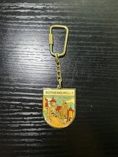 Rothenburg o.T. Plönlein Keychain Fob Key Ring German Travel Souvenir