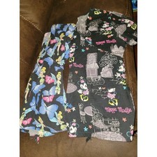 Disney nurse scrub tops scrubs tinkerbell minne mouse size small