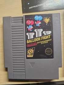 Balloon Fight Nes Game with Manual Tested And Working