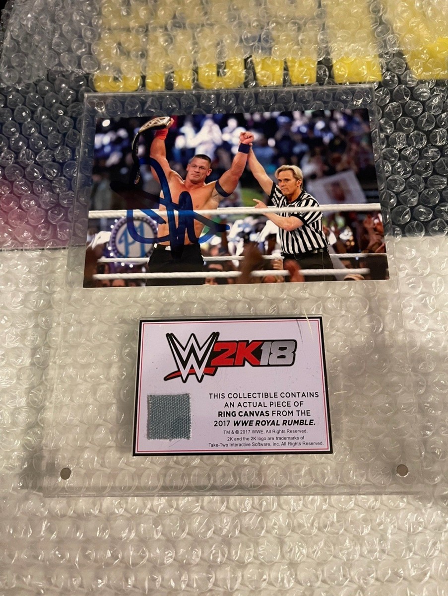 wwe 2K18ジョンシナフィギュア直筆サイン入り限定プレート WWE ジョンシナ John Cena 直筆サインプレート - メルカリ