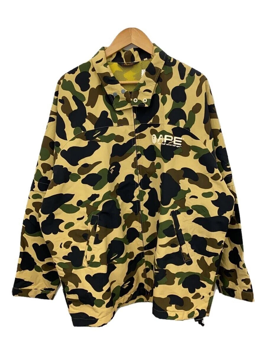 A BATHING APE (BAPE) Giacca A BATHING APE kaki L usata