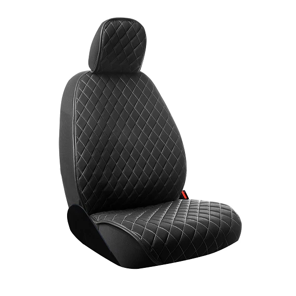 Cojines de Asiento Apto para Kia Picanto Desde Año Fab. 2004 IN Negro/Blanco - Imagen 3 de 4