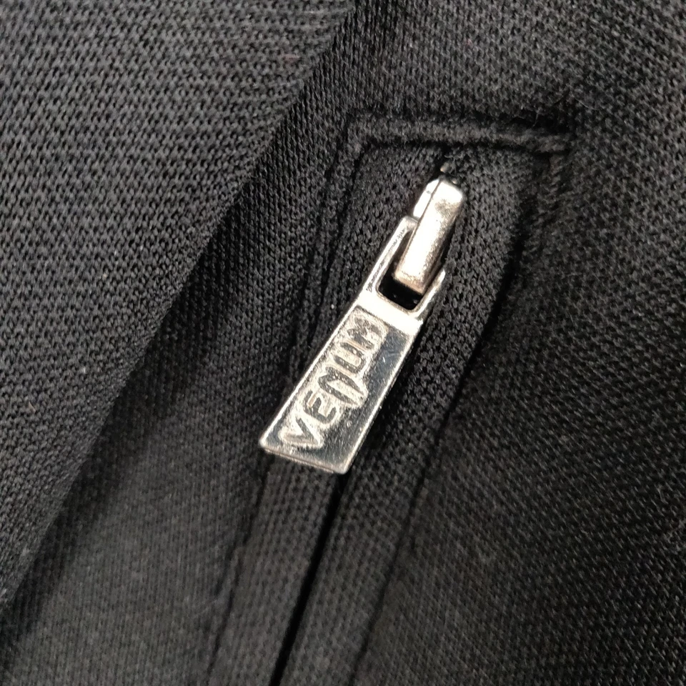 Jaqueta masculina Venum com capuz grande preta com zíper completo Lyoto Machida equipe de luta academia UFC - Imagem 4 de 4