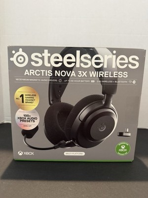 SteelSeries Arctis Nova 3X Wireless Xbox Headset Bluetooth Built-in Mic Black