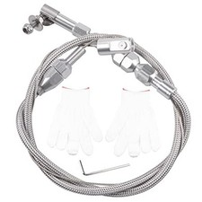 24" Hi-Tech Universal Throttle Cable Braided Stainless Steel Throttle Cable Kit