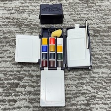 Winsor  Newton Cotman Water Colour Paint Field Box Set, Set of 12, Half Pan