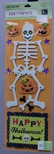 K Company 10 pcs Halloween Ghostly Greetings Pillow Scrapbook Stickers