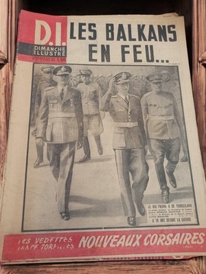 Altes Magazin Illustrierter Sonntag 1940 Vintage Zeitung Retro Presse Sammlung
