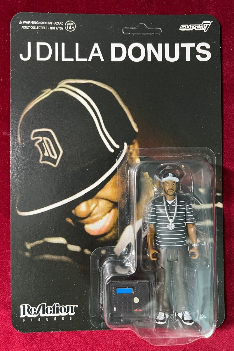 値下げしました！【激レア希少品】J Dilla フィギュア 2体セット Super7 ReAction J DILLA DONUTS 3.75