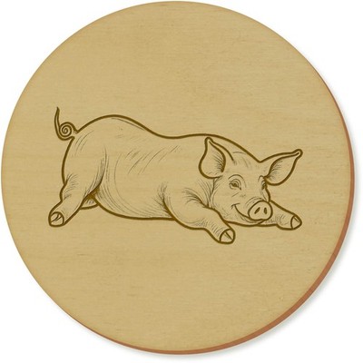 ''Relaxing Pig'' Untersetzer-Sets (CR063125)