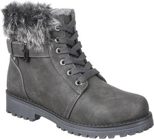 womens Lamo Kit Ortholite boot in charcoal