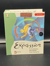 Expression Fractal Design Natural-Media Vector Drawing Tool for Mac 1996 CD Rom