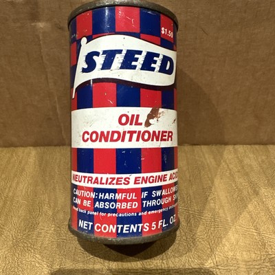 Steed Oil Conditioner Can / Vintage / Advertising NOS SEALED CAN F30