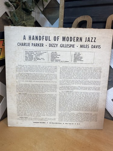 A Handful of Modern Jazz - Parker, Gillespie, Davis - Baronet B-105 G+/F - Picture 2 of 5