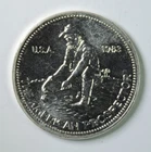 1983 Engelhard The American Prospector Big E 1oz .999 Silver Round Key Date