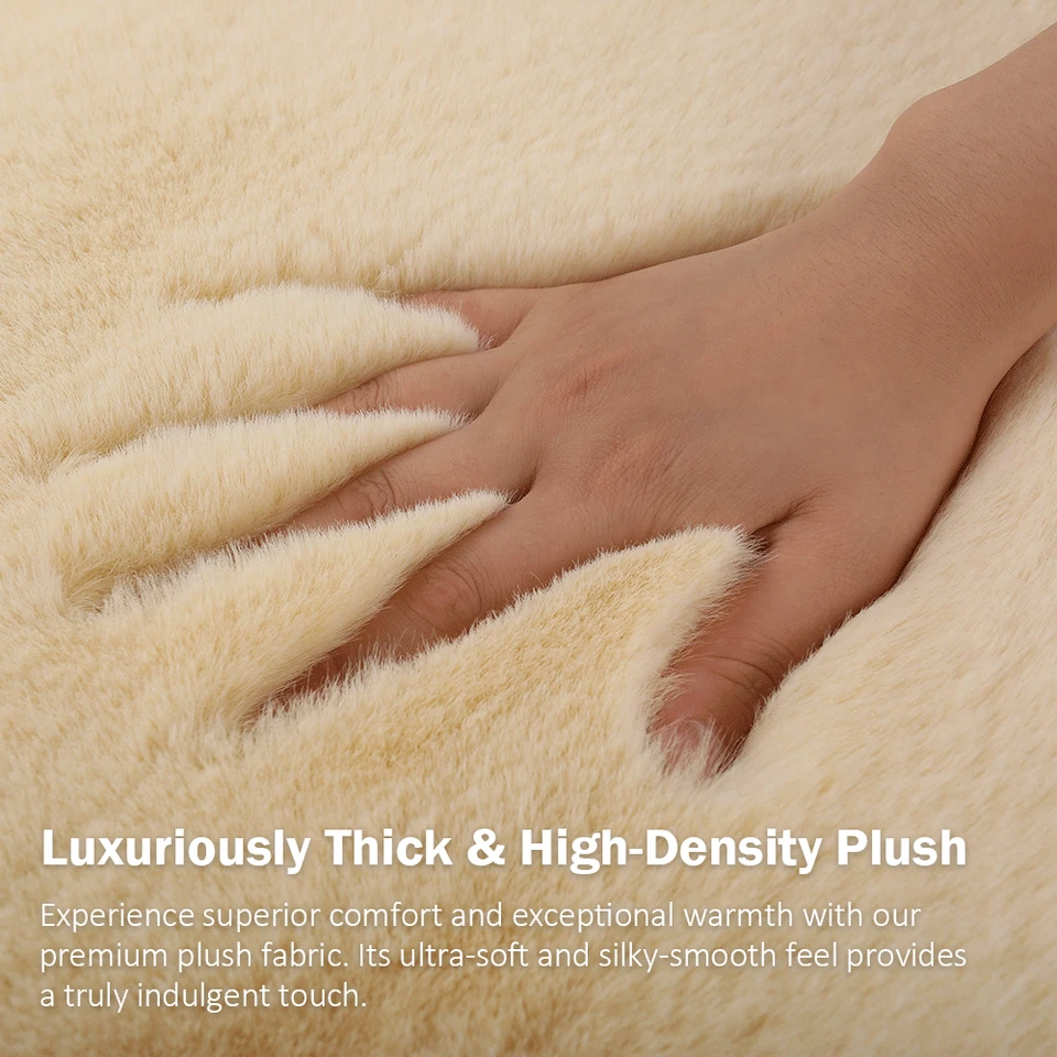 For Saab 9-3 Car Front 2 Seat Covers Sheepskin Warm Cushion Protector Pad Mat Foto 4 de 4