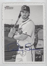 2018 Topps Heritage High Number 1969 Topps Deckle Edge Dansby Swanson #28 hg4