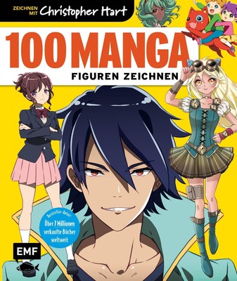 100 Manga-Figuren zeichnen Christopher Hart