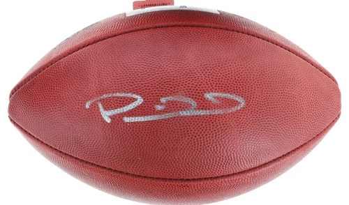 Patrick Mahomes II Signed "The Duke" Super Bowl LVII Logo Football (Beckett)