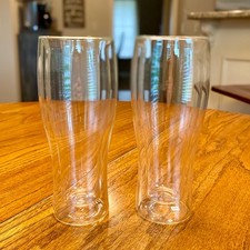 SET OF TWO (2) ZWILLING J.A. Henckels Double-Wall Beer Glass Set, 14 fl. oz