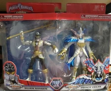 Power Rangers Prince Vekar & Silver Ranger Mega Collection Super MegaForce 