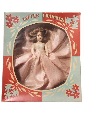 Vintage 1950s Little Charmer Princess Pink Original Box Cat. E-50