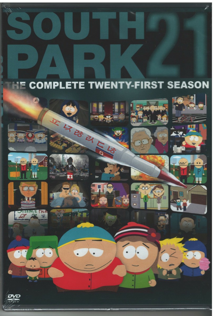 SOUTH PARK SEASON 21 (DVD, 2018, 2-Disc Set, Slim-Line