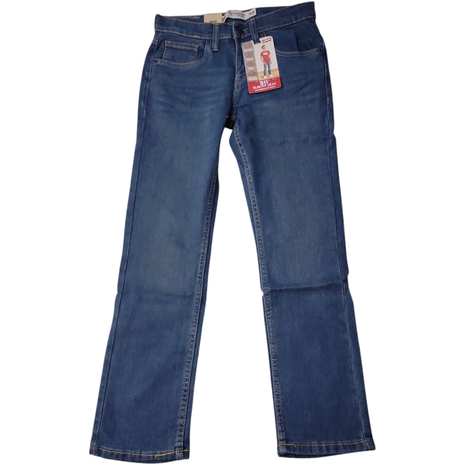 Джинсы Levis Boys 511 средней посадки Comfort Flex Stretch Denim (Del Rey, 10 рег.)
