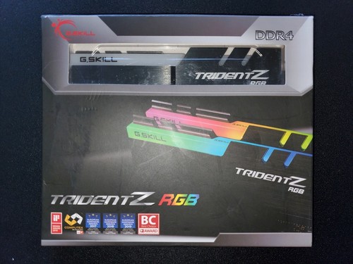 ✔✔ G.SKILL TridentZ RGB 16GB (2x8GB) 4000 MHz *15-16-16-36* DDR4 *CL15* (B-DIE) - Picture 1 of 4