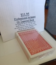 Magic Stripper Tapered Deck of Cards - Close Up Magic