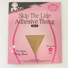 Hollywood Fashion Secrets Skip The Line Adhesive Thong XS-S Reusable