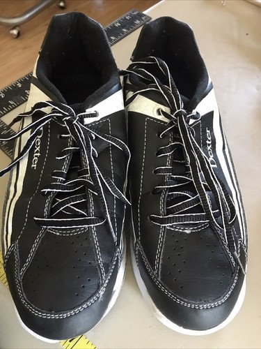 Dexter Jack II Black/White Bowling Shoes – Size 8 Universal Slide