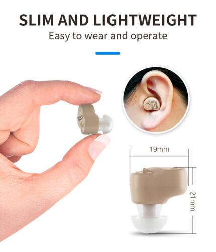 FCS K-80 ITC Wireless In the Ear Sound Hearing Amplifier For Mild Hearing Loss. - Picture 4 of 10