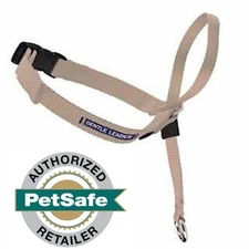 PetSafe Gentle Leader Head Collar Fawn w/ DVD All Sizes