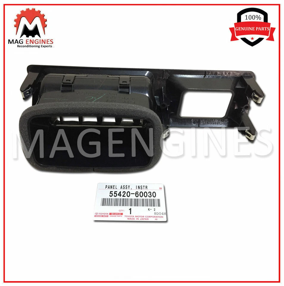 55420-60030 GENUINE OEM PANEL ASSY, INSTRUMENT CLUSTER FINISH, CENTER 5542060030 - Image 3 of 4