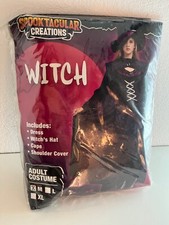 Spooktacular Creations Witch Halloween Costume Medium in bag