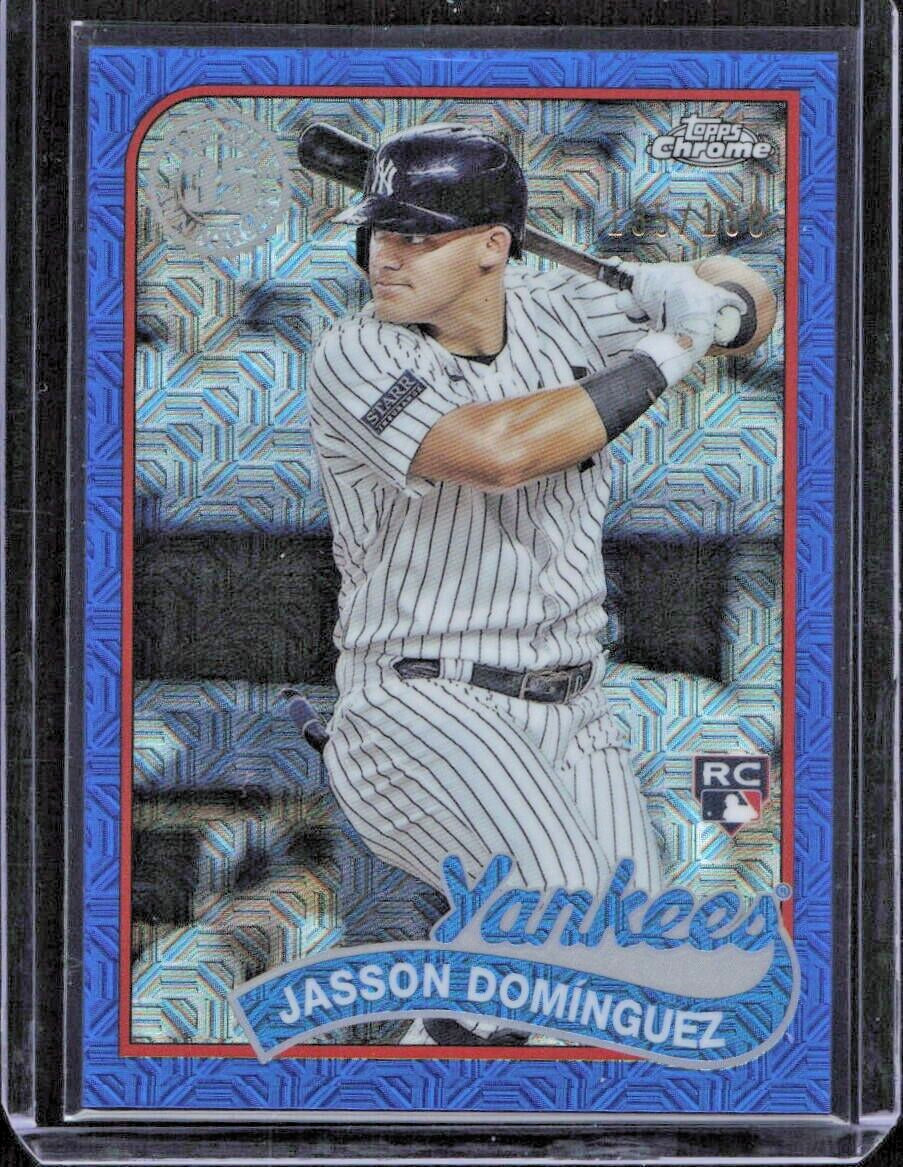 2024 Topps Chrome Silver Pack Blue 135/150 #2T89C-69 Jasson Dominguez RC - MINT