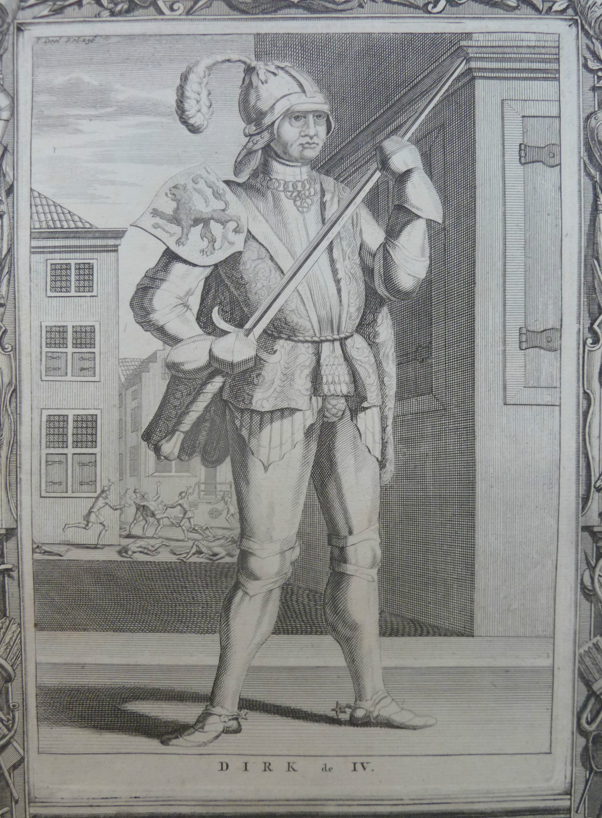 JAN VAN DALEN GRAVURE 1635 DIRK DE IV ORIGINAL ENGRAVING 17è eBay