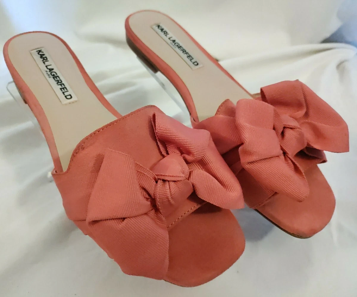 Karl lagerfeld hotsell bow shoes