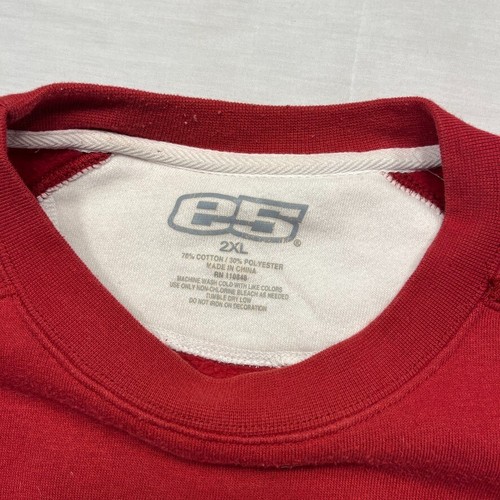 Vintage Stanford Cardinal Sweatshirt Mens 2XL Red Embroidered Logo Crew Neck - Picture 4 of 9