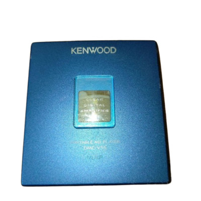 【マンパック】KENWOOD DMC-V55(S) KENWOOD DMC-V55 Portable MD Player Blue Operation Confirmed
