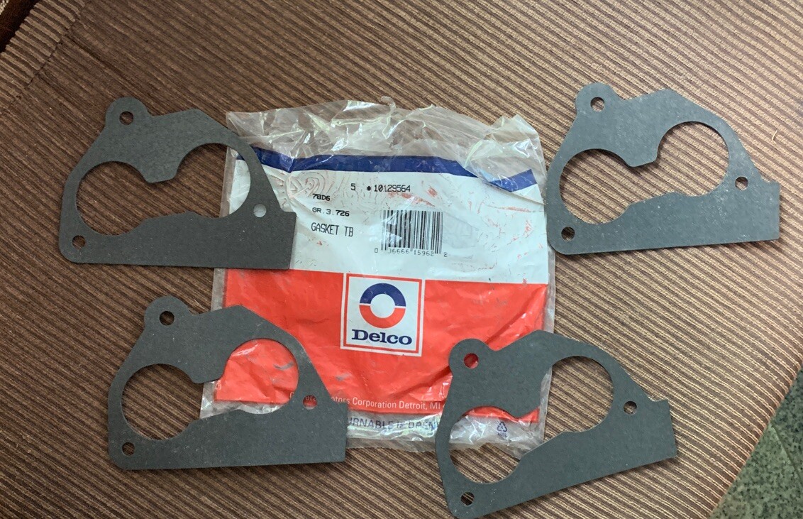 NEW GM Throttle Body Gasket 10129564 AC delco 40-693 GM NOS OEM x4 