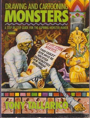 Drawing and Cartooning Monsters (A Step-by-step Guide)  (Paperback: Juvenile Art