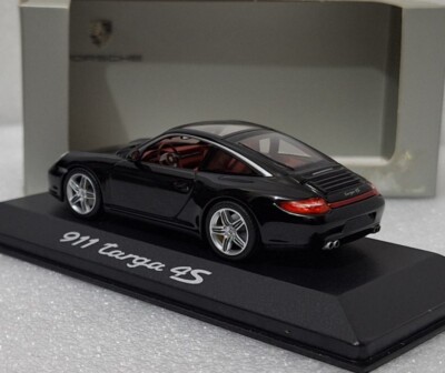 Porsche 911 997 Targa 4S 2008 Black 1:43 Minichamps WAP02002518