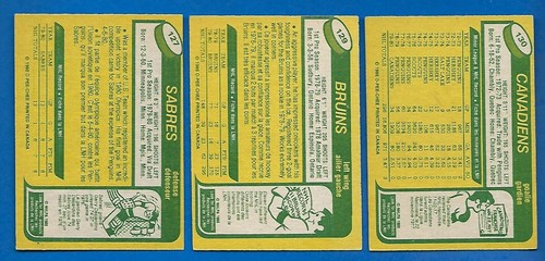 1980-81 OPC 80-81 O PEE CHEE AND ERROR VARIATION NHL HOCKEY CARD 1-132 SEE LIST - Picture 281 of 287