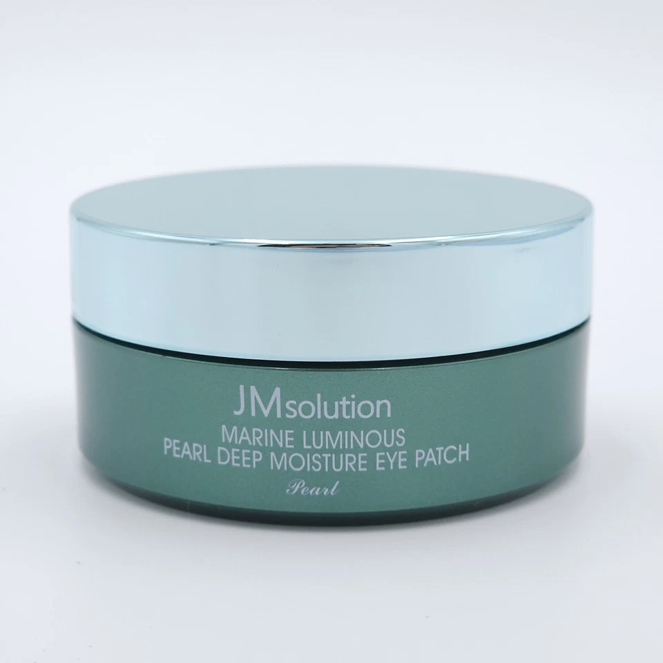 JMsolution Marine Luminous Pearl Deep Moisture Eye Patch 90g Hydration K-Beauty Foto 3 de 4