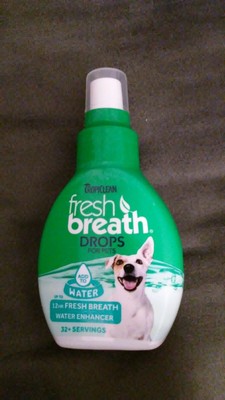 dog breath water drops